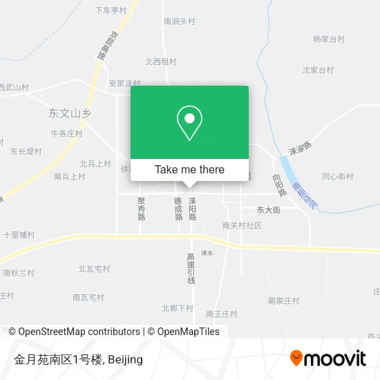 金月苑南区1号楼 map