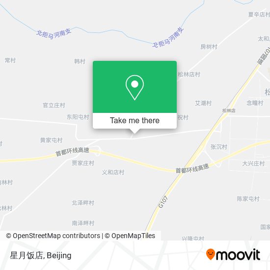 星月饭店 map