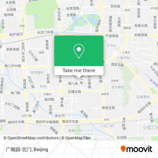 广顺园-北门 map
