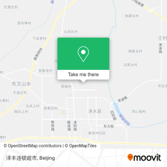 泽丰连锁超市 map