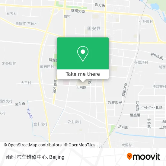 雨时汽车维修中心 map