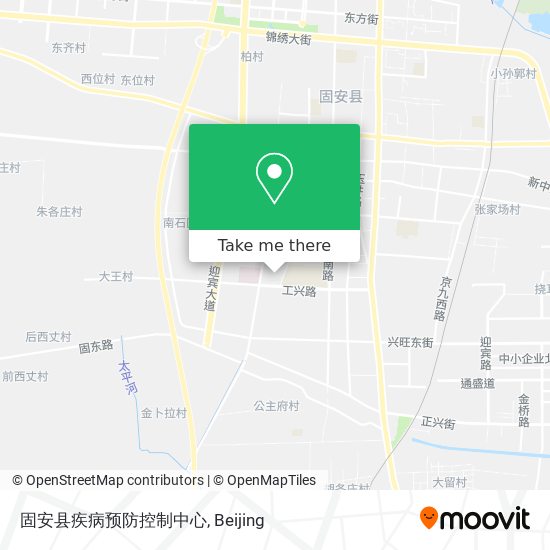 固安县疾病预防控制中心 map