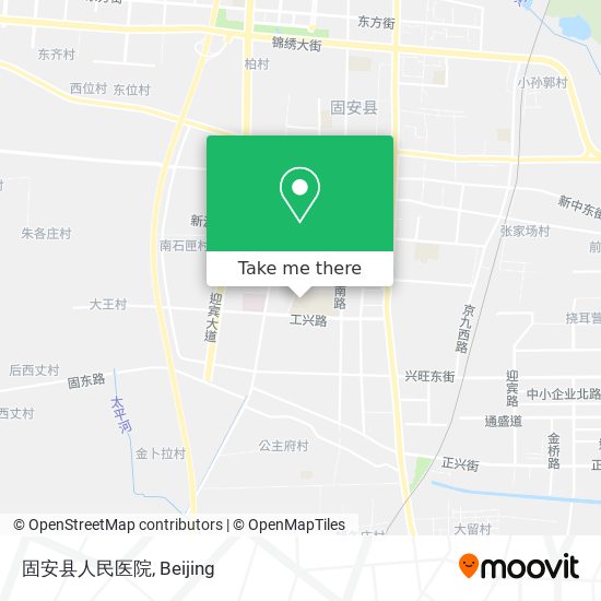 固安县人民医院 map