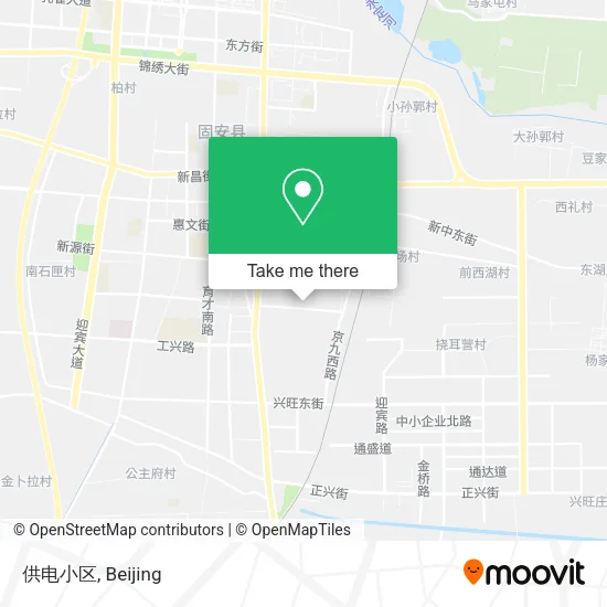 供电小区 map