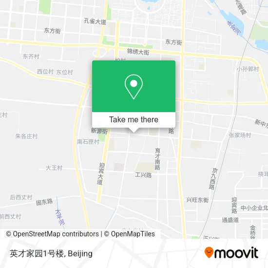 英才家园1号楼 map