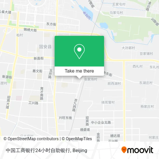 中国工商银行24小时自助银行 map