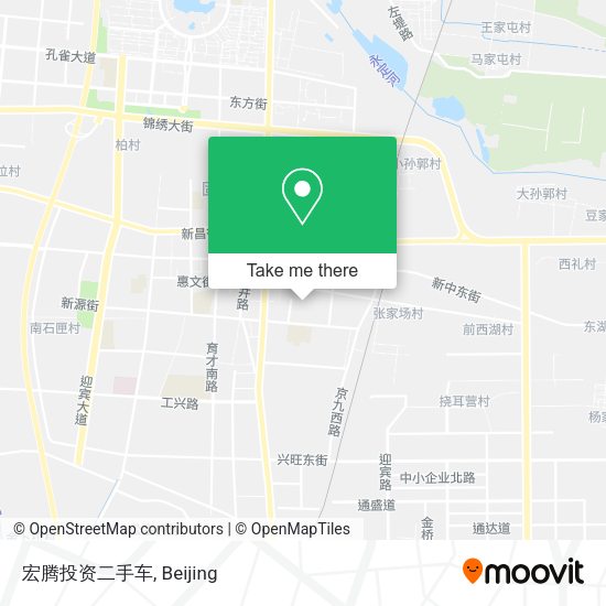 宏腾投资二手车 map