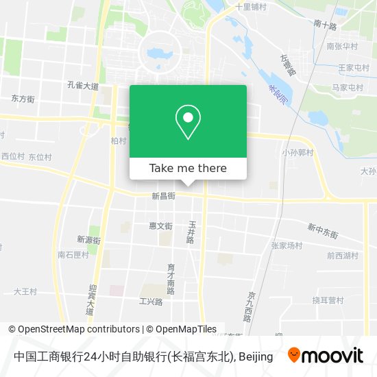 中国工商银行24小时自助银行(长福宫东北) map