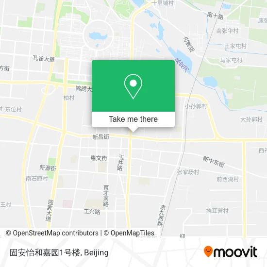 固安怡和嘉园1号楼 map
