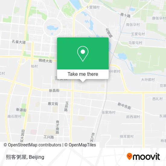 熙客粥屋 map
