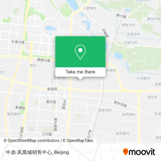 中鼎·凤凰城销售中心 map