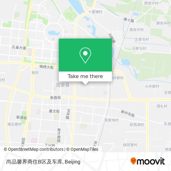 尚品馨界商住B区及车库 map
