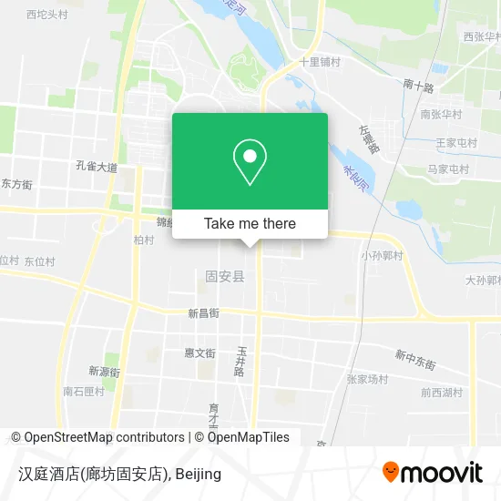 汉庭酒店(廊坊固安店) map