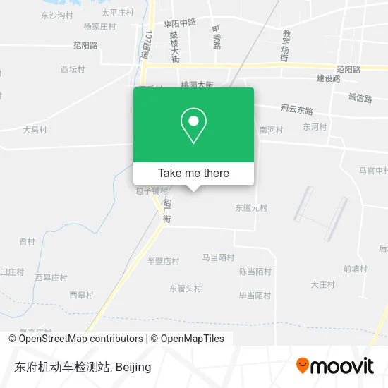 东府机动车检测站 map