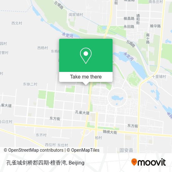 孔雀城剑桥郡四期-檀香湾 map