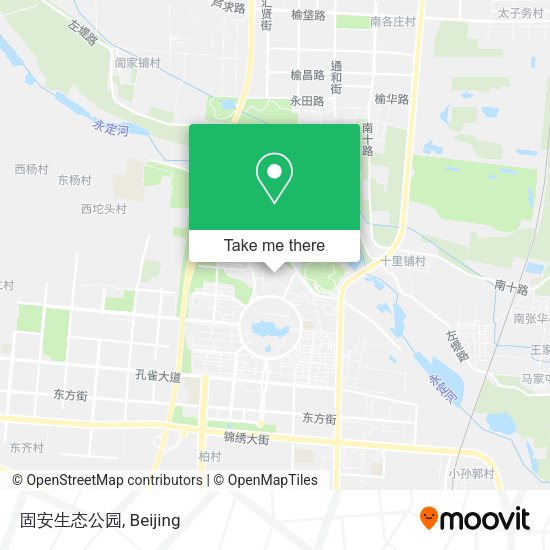 固安生态公园 map