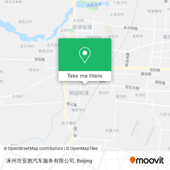 涿州市安惠汽车服务有限公司 map