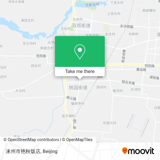 涿州市艳秋饭店 map