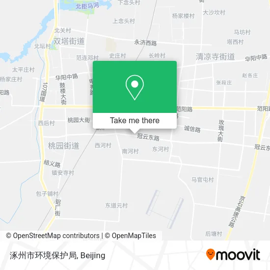 涿州市环境保护局 map