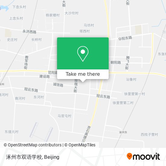 涿州市双语学校 map
