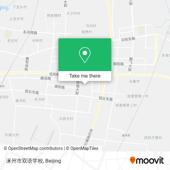涿州市双语学校 map