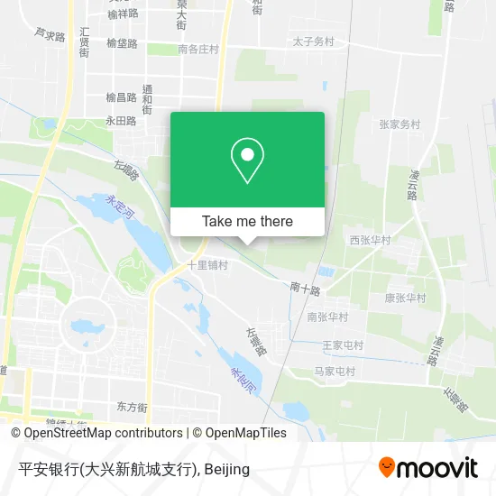 平安银行(大兴新航城支行) map