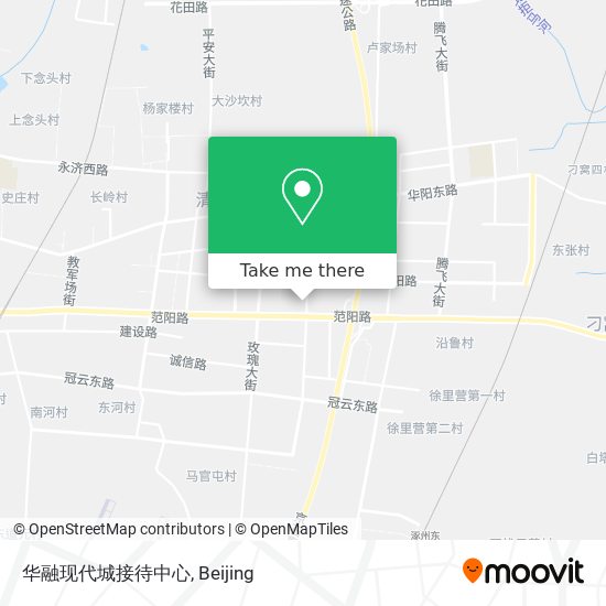 华融现代城接待中心 map
