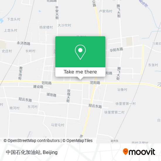 中国石化加油站 map