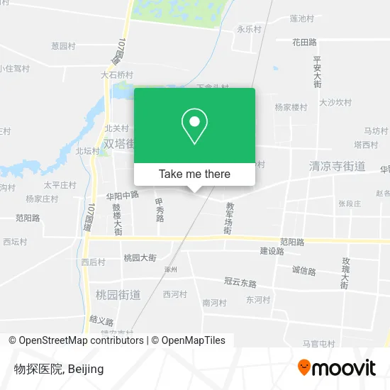 物探医院 map