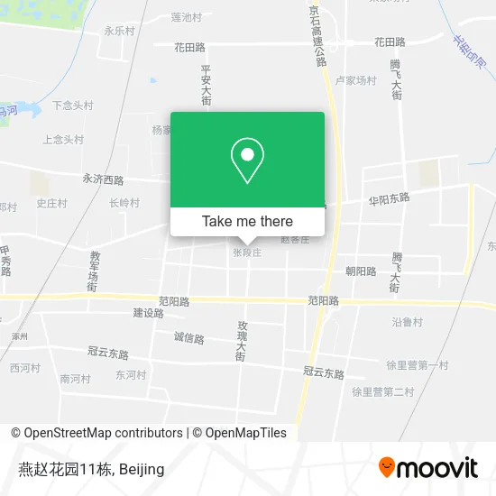 燕赵花园11栋 map