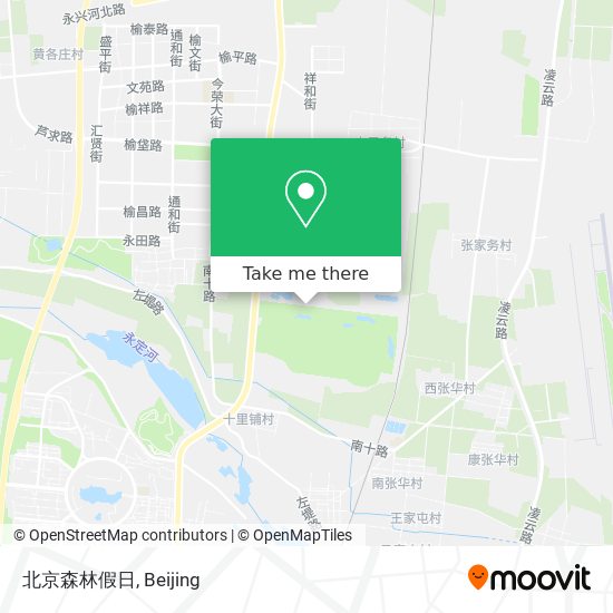 北京森林假日 map