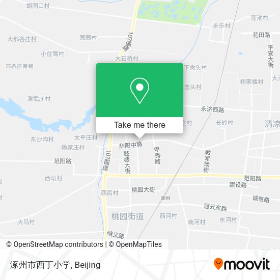 涿州市西丁小学 map