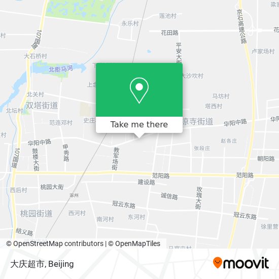 大庆超市 map