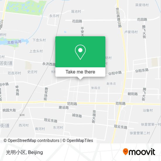 光明小区 map