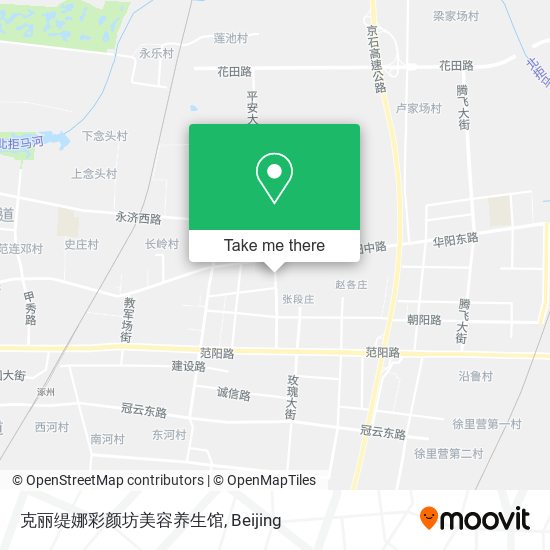 克丽缇娜彩颜坊美容养生馆 map