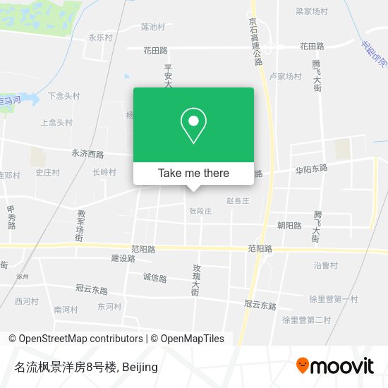 名流枫景洋房8号楼 map