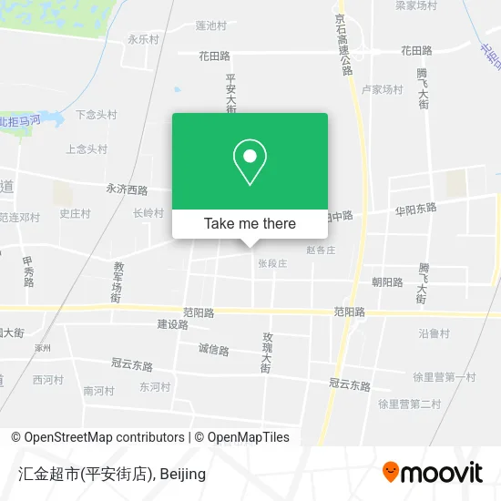 汇金超市(平安街店) map