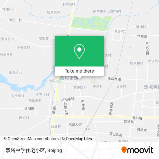 双塔中学住宅小区 map