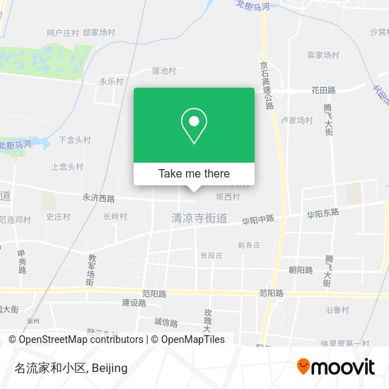 名流家和小区 map