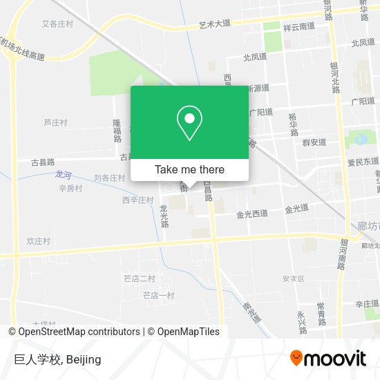 巨人学校 map