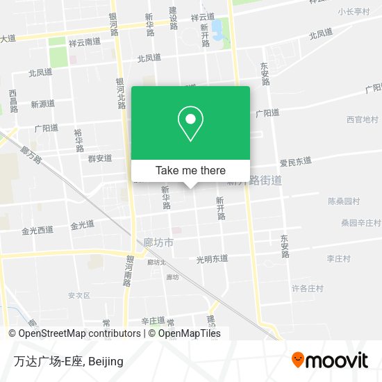 万达广场-E座 map