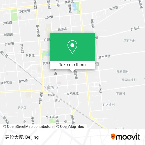 建设大厦 map