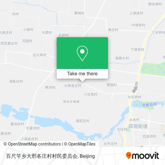 百尺竿乡大邢各庄村村民委员会 map