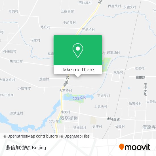 燕信加油站 map