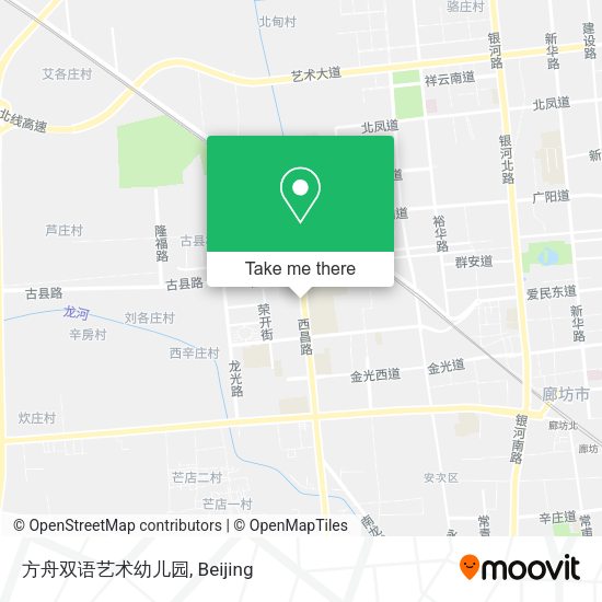方舟双语艺术幼儿园 map