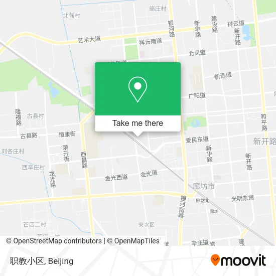 职教小区 map