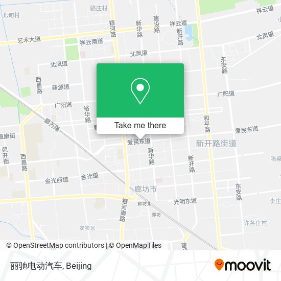 丽驰电动汽车 map