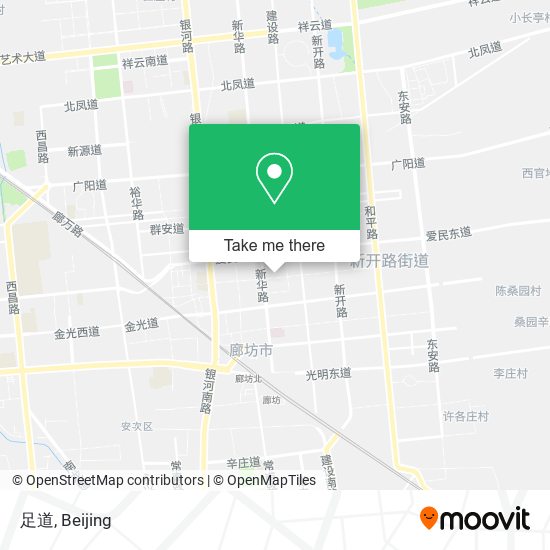 足道 map