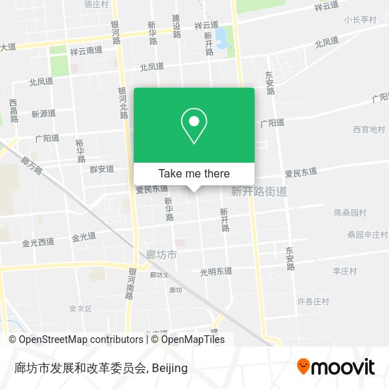 廊坊市发展和改革委员会 map