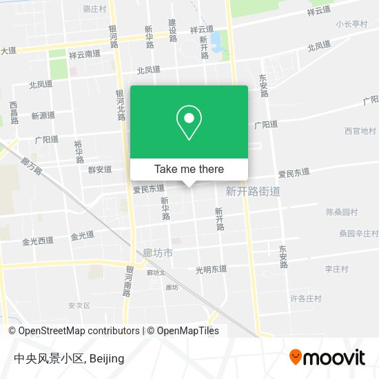 中央风景小区 map